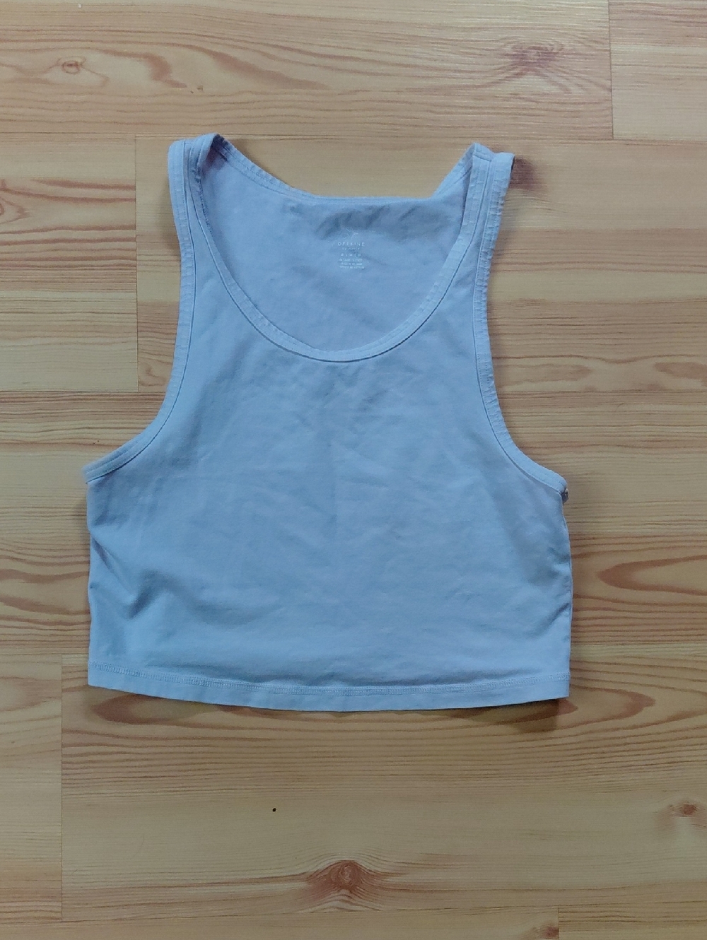 Offline by Aerie Light Purple Crop Tank Top